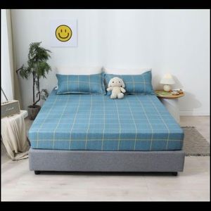 3pcs Double size fitted fitted sheet